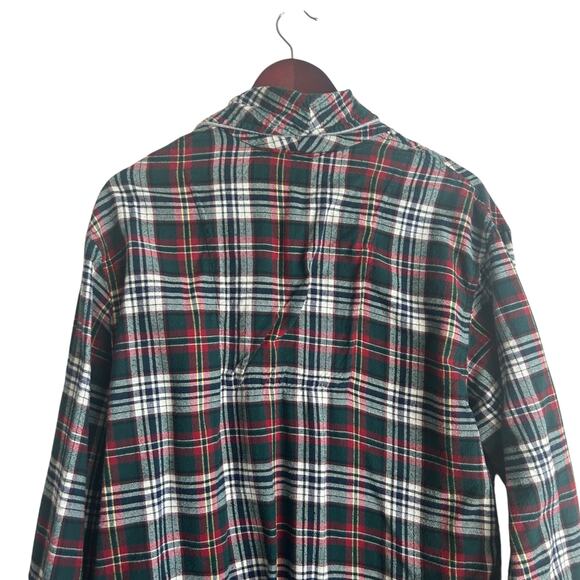 Polo Ralph Lauren‎ Sleepwear Mens Flanel Robe S/M Red Plaid Comfy Preppy Casual - Picture 4 of 15